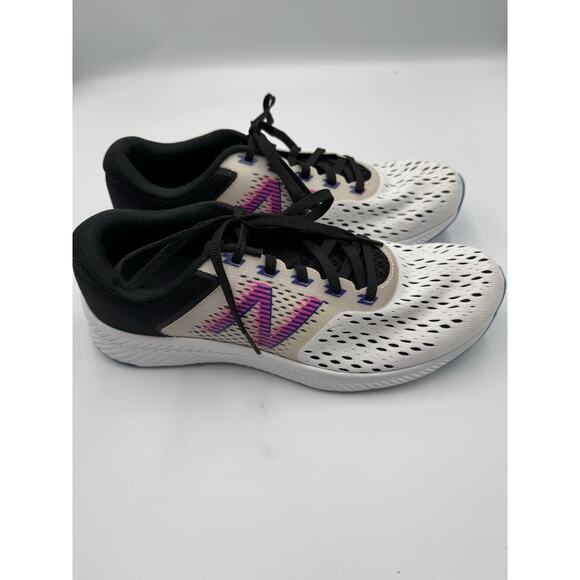 Womens New Balance Drft Running‎ Shoes Size 8.5 White/Black/Purple - Picture 1 of 6